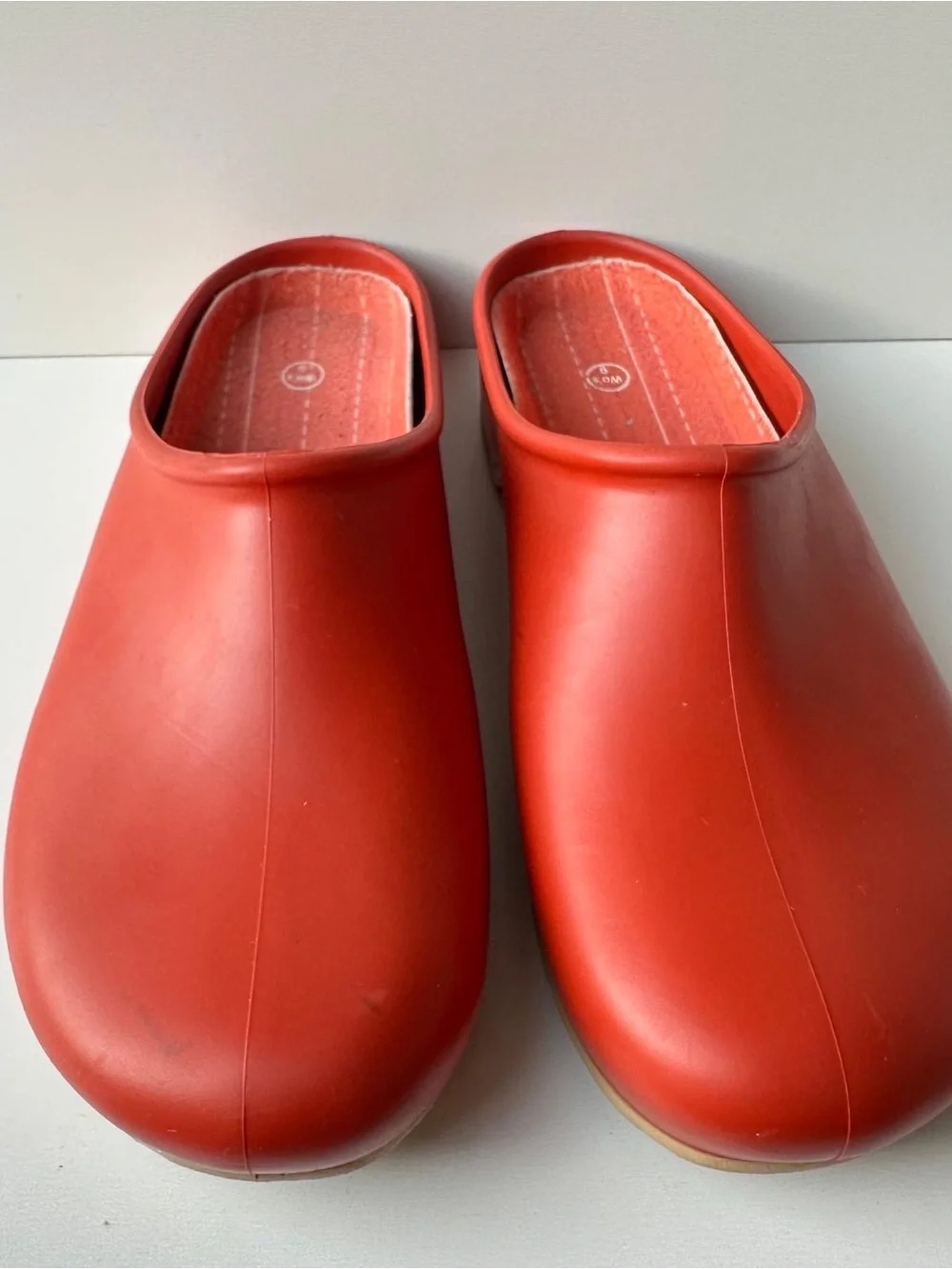 Sloggers Women’s Size 9 Red Garden Clogs Waterproof Comfort Shoes Mule Slip